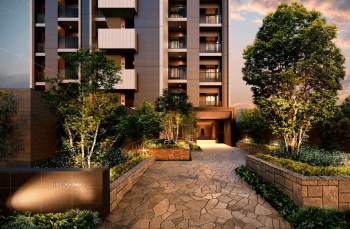 アンヴェール己斐本町　エントエランスアプローチ完成予想図