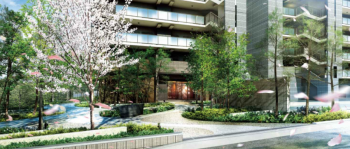 グランドパレス高石　エントランスアプローチ完成予想CG