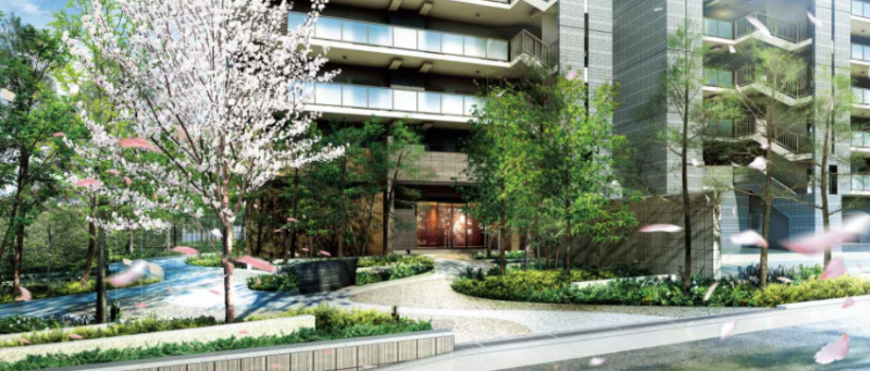 ファイル:グランドパレス高石 エントランスアプローチ完成予想CG.png