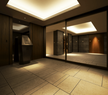 グランドメゾンThe覚王山向陽町　エントエランスホール完成予想図