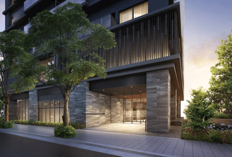 ファイル:シエリアタワー大阪天満橋 エントエランスアプローチ完成予想図.png