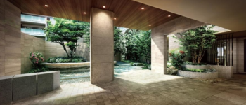 プラウド横浜岡野  エントランスホール完成予想CG