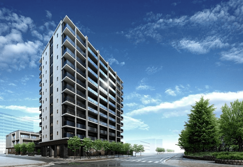 ファイル:レーベン麓山の杜 THE ONE 外観完成予想図1.png