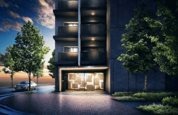 オープンレジデンシア東別院　エントエランスアプローチ完成予想図