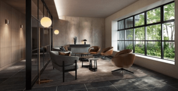 グランドメゾン別府レジデンス　ラウンジ完成予想図