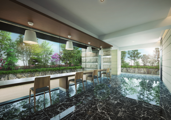 グランフォーレ千早プレミア　エントランスホール完成予想CG