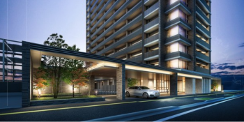 ザ・レジデンス二葉の里　エントランスゲート完成予想図