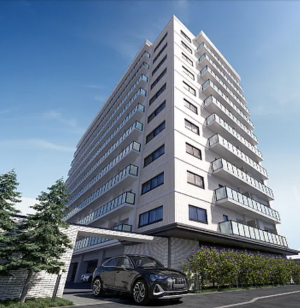 パークホームズ東札幌　外観完成予想図