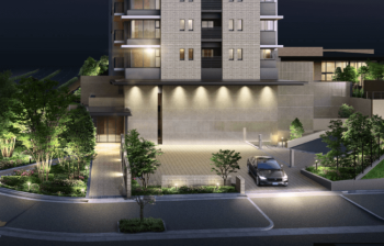 ブランズ北千里　車寄せ 完成予想図