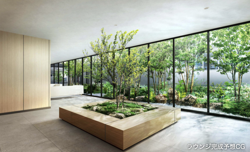 ファイル:プレミアムレジデンス立川 ラウンジフロアー完成予想図1.png