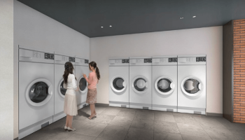 レ・ジェイドシティ千里藤白台　ランドリールーム完成予想図