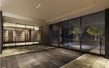 レーベン草加 CROWNEL　エントエランスホール完成予想図