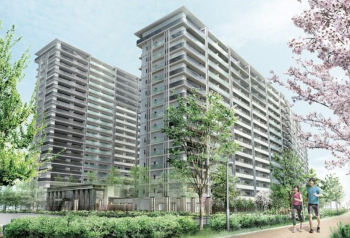 ローレルスクエア健都ザ・レジデンス　外観完成予想図