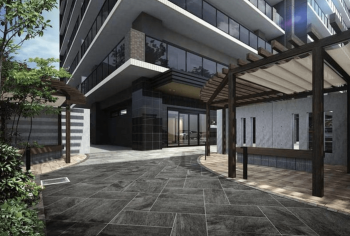 クレイルシティ山口黄金町　エントエランス完成予想図