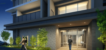 シティハウス武蔵野　エントエランスアプローチ完成予想図