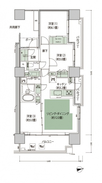 ファイル:セントラルレジデンス調布lo 1110.jpg