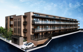 ビ・ウェル酒津公園　外観完成予想図（アクアコート）1