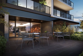 ブランシエラ国分中央　テラス完成予想CG1