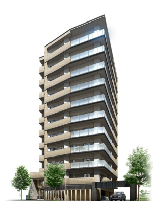 ブランズ円山裏参道テラス　外観完成予想図