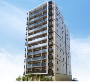 クレヴィア日暮里 THE RESIDENCE　外観完成予想図