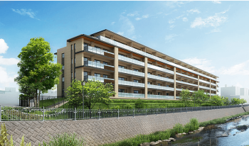 ブランズシティ本郷台　リバーサイドテラス外観完成予想図