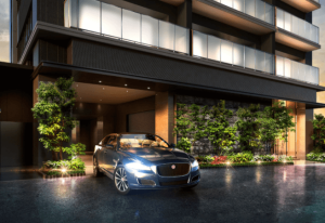 プレサンスタワー 久屋大通ザ・レジデンス　エントランスアプローチ完成予想図