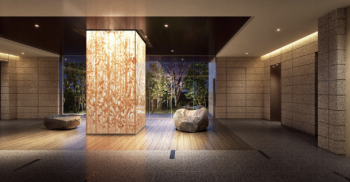 プレミスト大濠二丁目　エントランスホール・ラウンジ 完成予想図