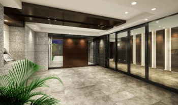 ロイヤルガーデンレインボーロード東　エントエランス完成予想図