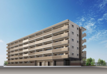 アルファスマート観音新町II　外観完成予想図1