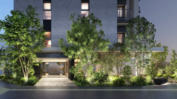 クリオ札幌北4条ミッドグレイス　エントランスポーチ完成予想図