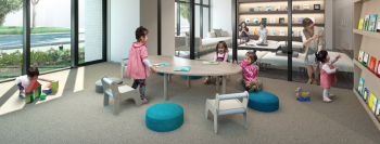 シティタワーあすとレジデンシャル　キッズルーム完成予想CG