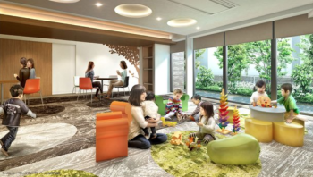 ソライエシティ ザ・パーク／ザ・ガーデン　キッズルーム ペアレンツサロン（ザ・パーク）完成予想図