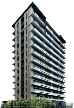 プレミスト堅田　外観完成予想図