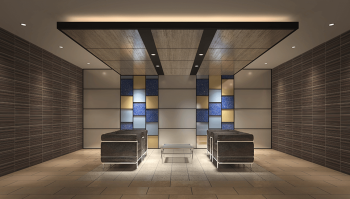 ユニハイム枚方牧野駅前　エントランスホール・ロビー完成予想図