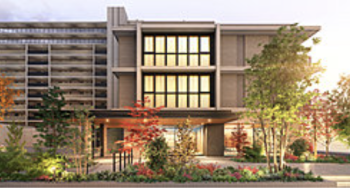 ガーデンシティ新金岡　エントエランスアプローチ完成予想図