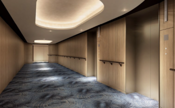 パークタワー西新宿　20階エレベーターホール完成予想図