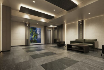 モントーレ新宮セントラルステーション ル・ブリーズ　エントエランスホール完成予想図