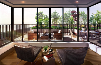 ヴェレーナグラン横濱上大岡　ルーフバルコニー完成予想図