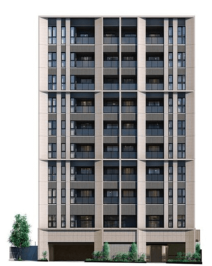 ザ・パークハウス 南麻布　外観完成予想図