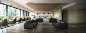 トラストレジデンス城内橋　コワーキングスペース完成予想図