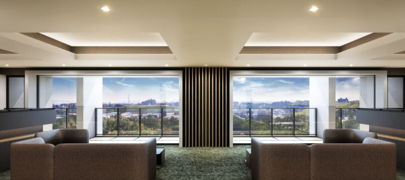 ファイル:ブランズ桃山台 パークビューラウンジ「翠の望楼」完成予想図.png