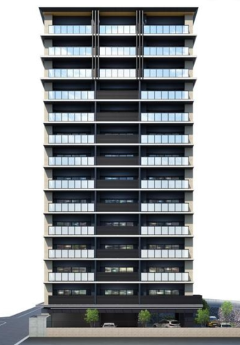 プラセシオン千種谷口　外観完成予想CG