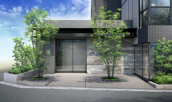 プレシス大宮土呂サウステラス　エントランスアプローチ完成予想CG