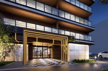 クレアホームズ 番町レジデンス　エントエランスアプローチ完成予想図