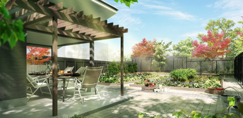 ファイル:バウス武蔵境 コミュニティガーデン完成予想CG.png