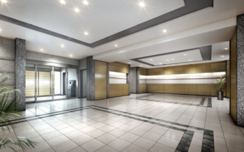 パデシオン長岡京 -西山天王山駅前-　エントランスホール完成予想図