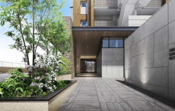 ファーネスト鹿児島中央駅前レジデンス　エントエランスアプローチ完成予想図2