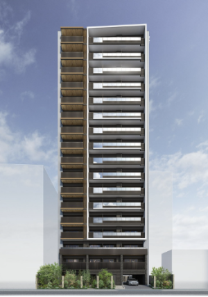 プラウド勾当台公園ディアージュ　外観完成予想図