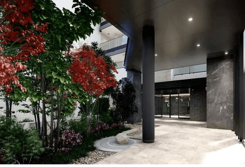 ファイル:プラウド柏ガーデン アプローチガーデン完成予想図.png