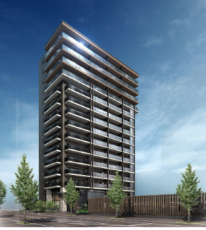 ポレスター長岡ステーションテラス　外観完成予想図